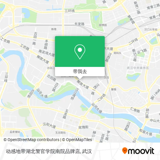 动感地带湖北警官学院南院品牌店地图