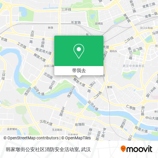韩家墩街公安社区消防安全活动室地图
