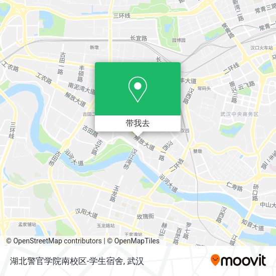 湖北警官学院南校区-学生宿舍地图