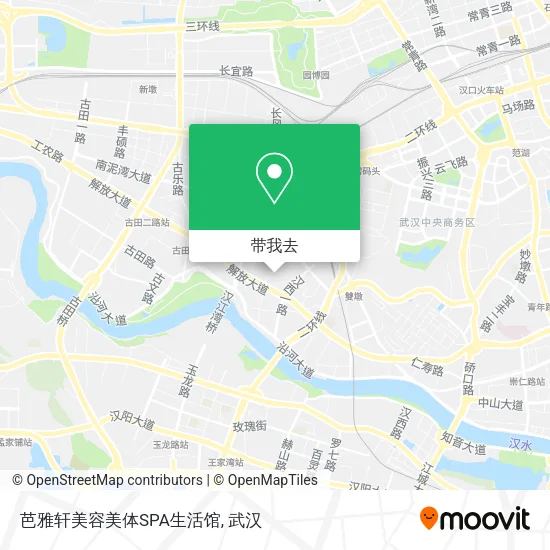 芭雅轩美容美体SPA生活馆地图