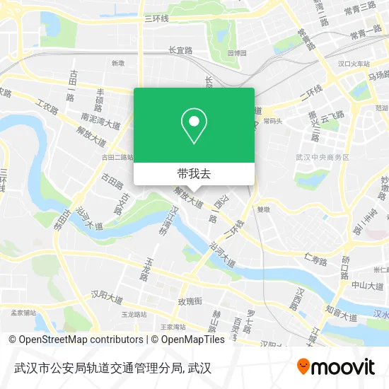 武汉市公安局轨道交通管理分局地图