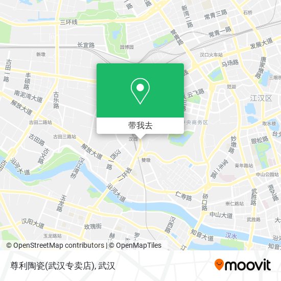 尊利陶瓷(武汉专卖店)地图