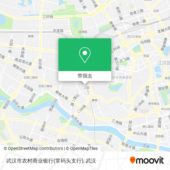 武汉市农村商业银行(常码头支行)地图
