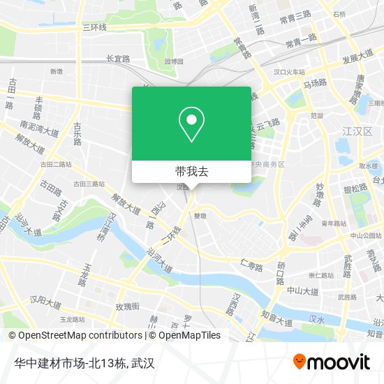 华中建材市场-北13栋地图