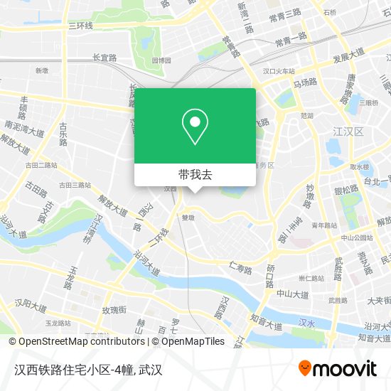 汉西铁路住宅小区-4幢地图