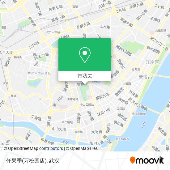 仟果季(万松园店)地图