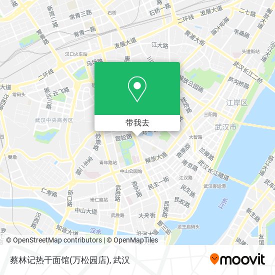 蔡林记热干面馆(万松园店)地图