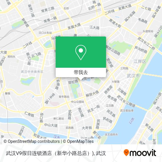 武汉V9假日连锁酒店（新华小路总店）)地图