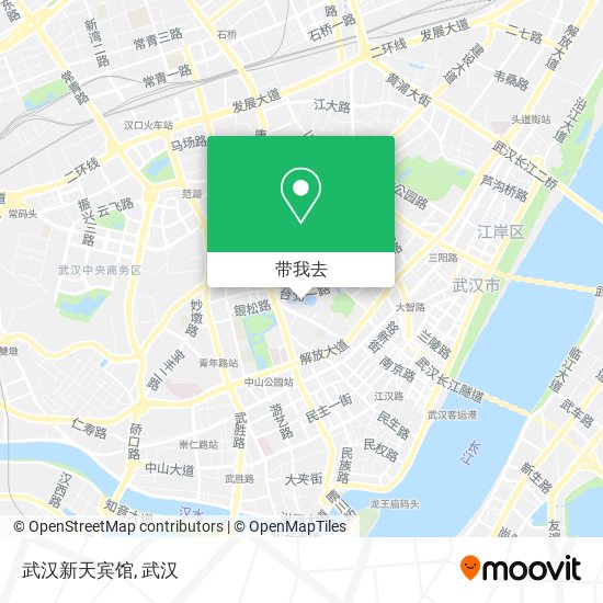 武汉新天宾馆地图