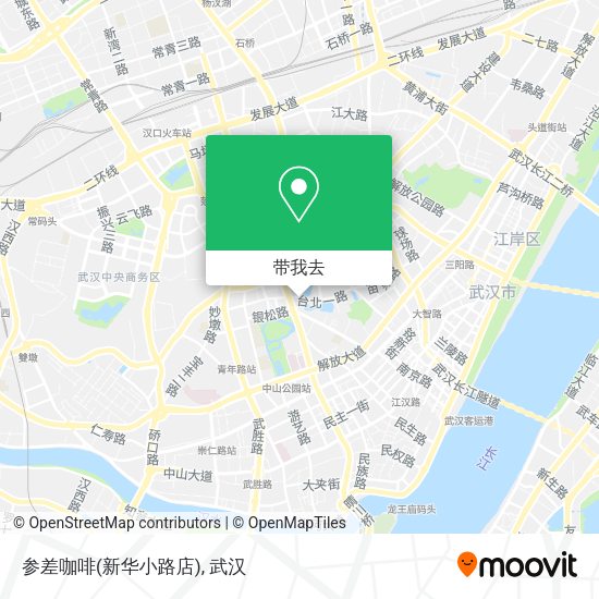 参差咖啡(新华小路店)地图