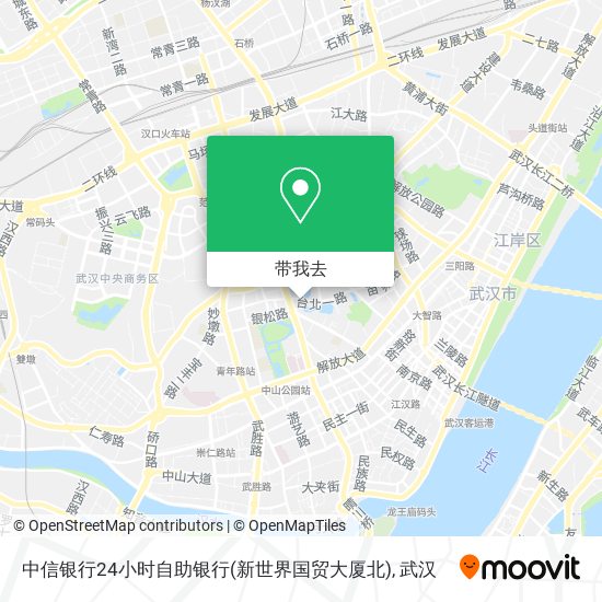 中信银行24小时自助银行(新世界国贸大厦北)地图