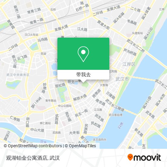 观湖铂金公寓酒店地图