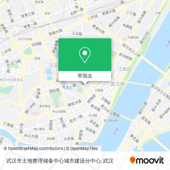 武汉市土地整理储备中心城市建设分中心地图