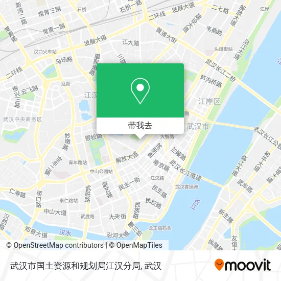 武汉市国土资源和规划局江汉分局地图