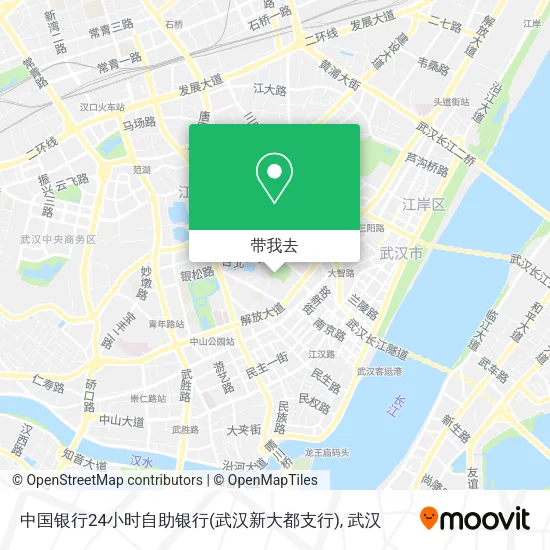 中国银行24小时自助银行(武汉新大都支行)地图