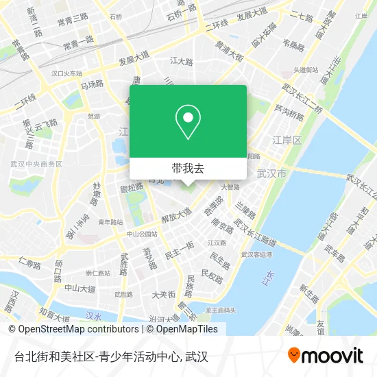 台北街和美社区-青少年活动中心地图