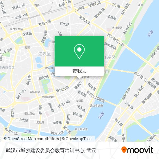 武汉市城乡建设委员会教育培训中心地图