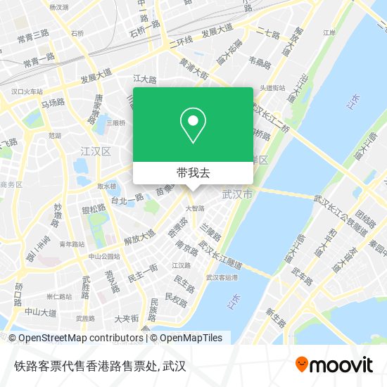 铁路客票代售香港路售票处地图