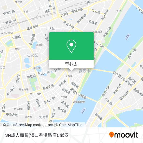 SN成人商超(汉口香港路店)地图