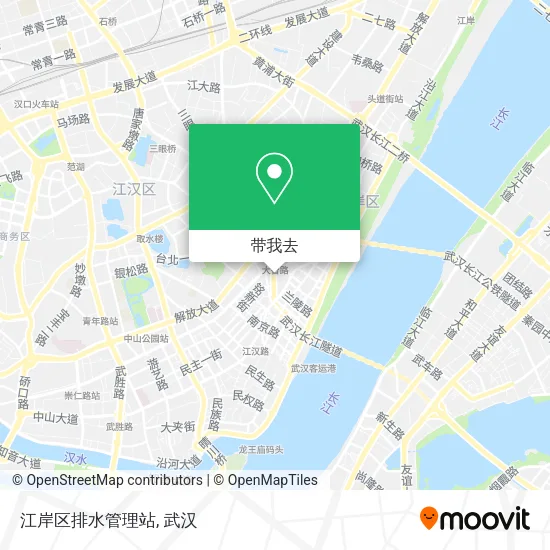 江岸区排水管理站地图