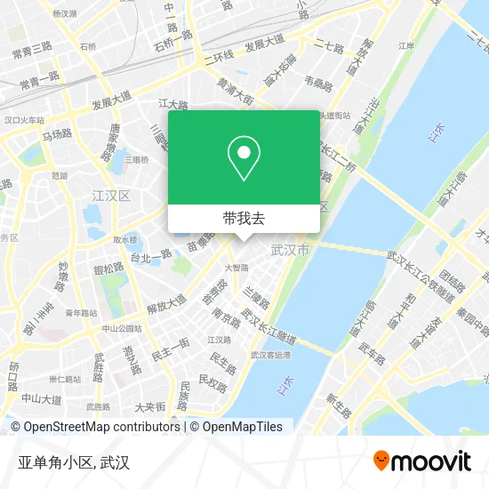 亚单角小区地图
