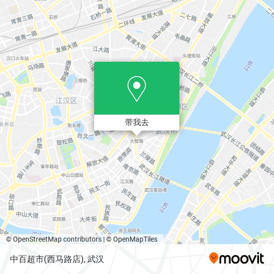中百超市(西马路店)地图
