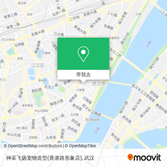 神采飞扬宠物造型(香港路形象店)地图