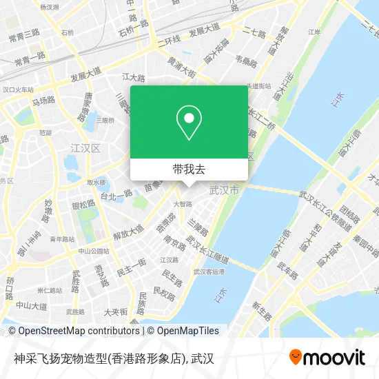 神采飞扬宠物造型(香港路形象店)地图