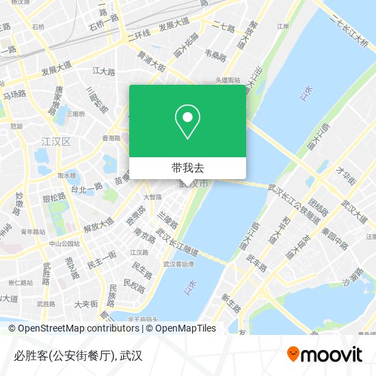 必胜客(公安街餐厅)地图