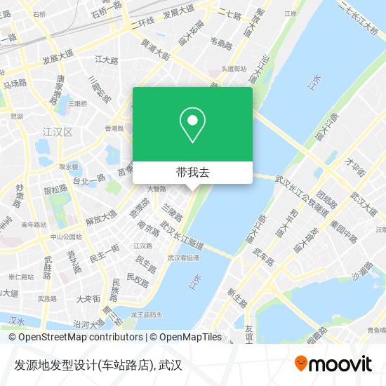 发源地发型设计(车站路店)地图