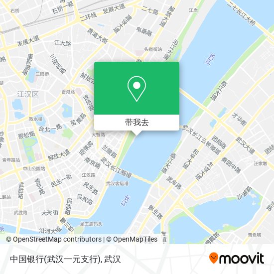 中国银行(武汉一元支行)地图