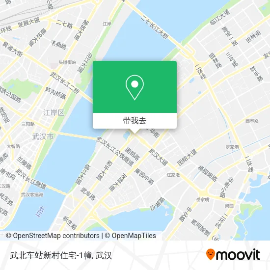 武北车站新村住宅-1幢地图
