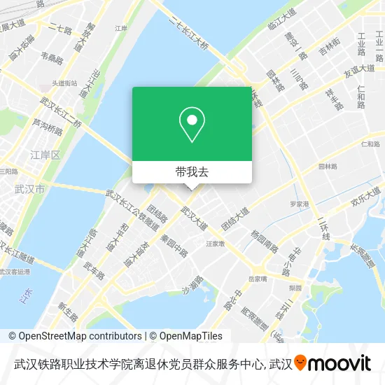 武汉铁路职业技术学院离退休党员群众服务中心地图