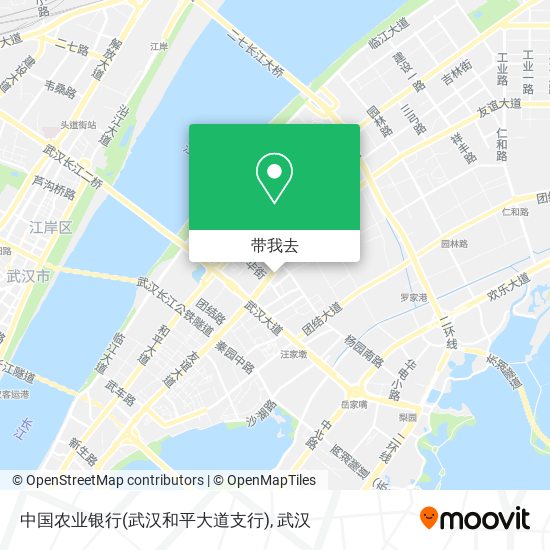 中国农业银行(武汉和平大道支行)地图