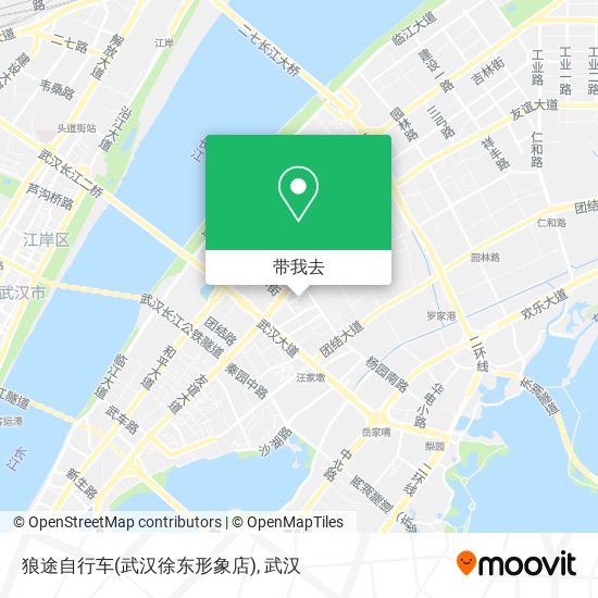 狼途自行车(武汉徐东形象店)地图