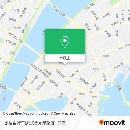 狼途自行车(武汉徐东形象店)地图