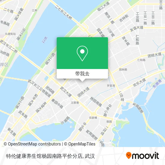 特伦健康养生馆杨园南路平价分店地图