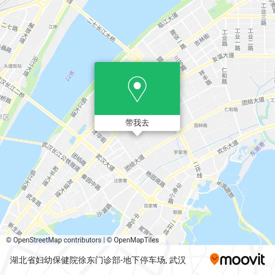 湖北省妇幼保健院徐东门诊部-地下停车场地图