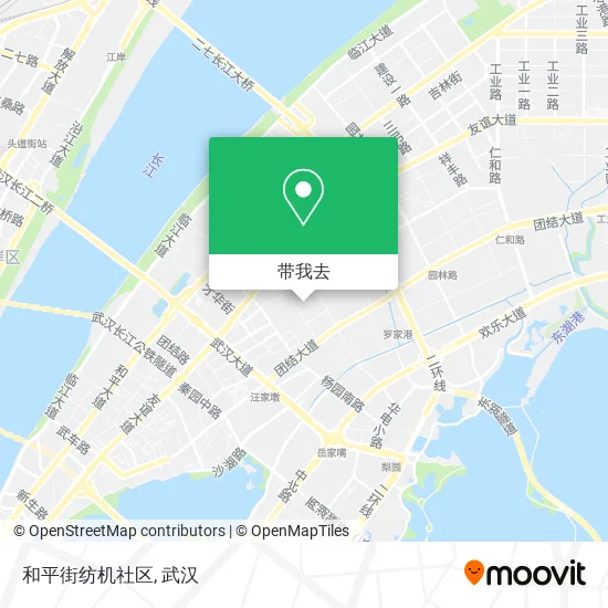 和平街纺机社区地图