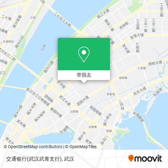 交通银行(武汉武青支行)地图