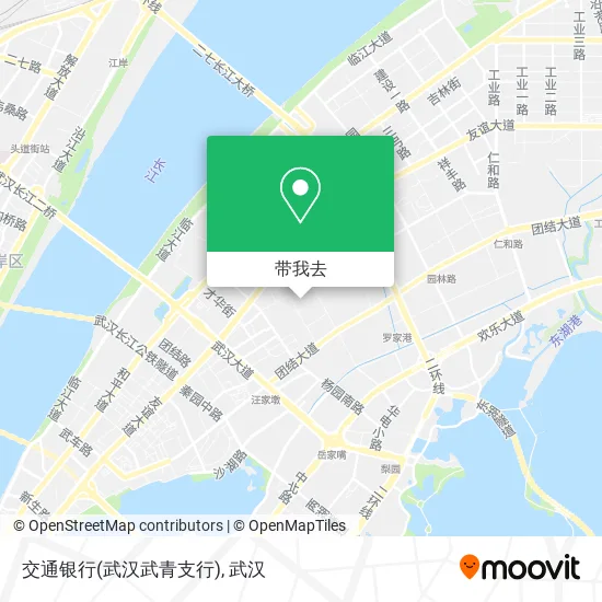 交通银行(武汉武青支行)地图
