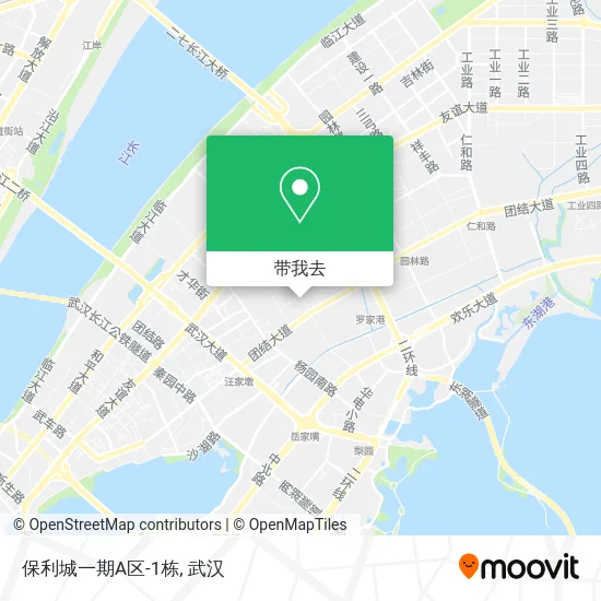 保利城一期A区-1栋地图