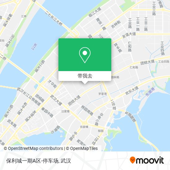 保利城一期A区-停车场地图