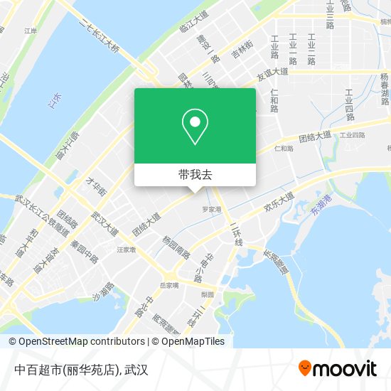 中百超市(丽华苑店)地图