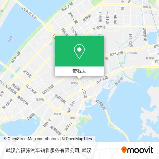 武汉合福缘汽车销售服务有限公司地图