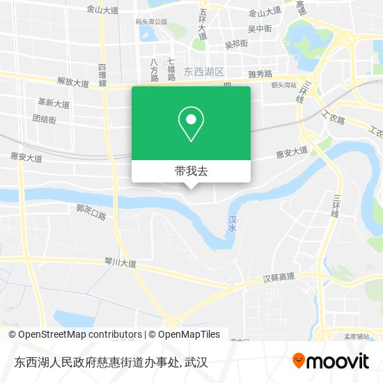 东西湖人民政府慈惠街道办事处地图