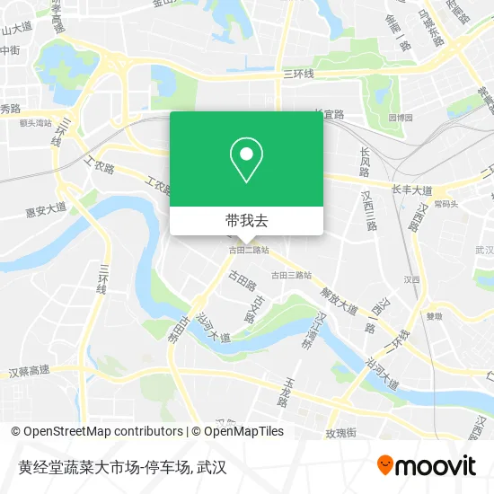 黄经堂蔬菜大市场-停车场地图