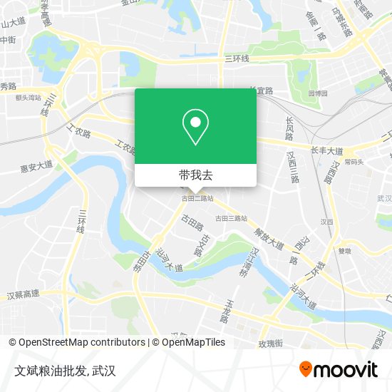 文斌粮油批发地图