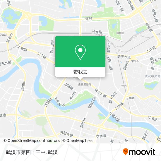 武汉市第四十三中地图