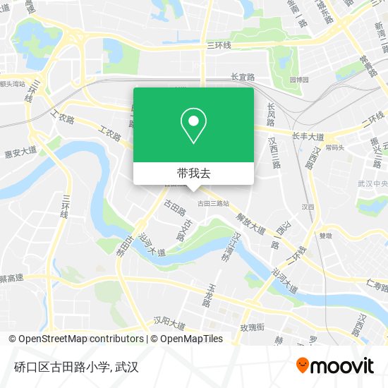 硚口区古田路小学地图